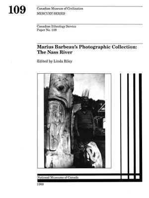 cover image of Marius Barbeau's Photographic Collection